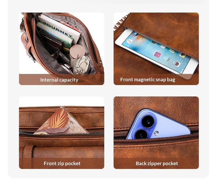 Crossbody Bags for Women,Multi Pocket Crossbody Purses Vegan Leather Shoulder Handbags Travel Purse Adjustable Strap Crossbody Bags for Women,Multi Pocket Crossbody Purses Vegan Leather Shoulder Handbags Travel Purse Adjustable Strap