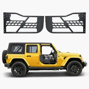 VEVOR Jeep Tube Doors, 4 - Door, Adventure Style Jeep Tubular Door with DOT Certified Rear View Mirrors, Jeep Doors with Rear Mirrors for 2018 - 2024 Jeep Wrangler JL 2020 - 2024 Jeep Gladiator JT