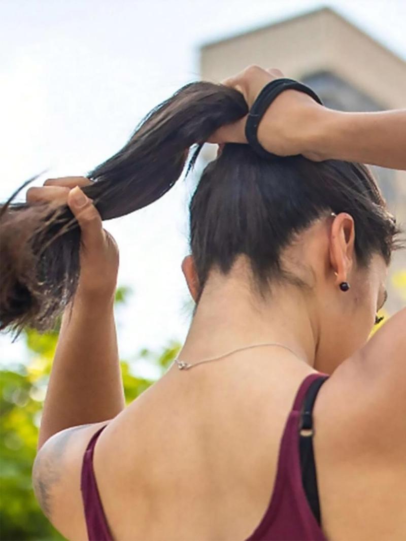 Solid Color High Elastic Hair Tie, Casual Simple Hair Accessories for Women & Girls, Minimalist Headwear Suitable for Thick Hair, Scrunchies