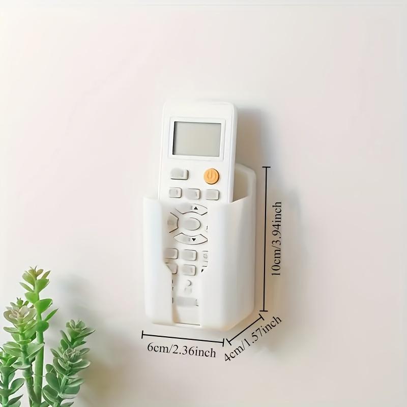 3pcs Wall-Mounted Remote Control Holder/TV and Air Conditioner Remote Storage Box/Durable Plastic/Wall-Mounted Desktop Phone Charging Stand/Space-Saving Storage Box/Multi-Functional Plastic Storage Rack Suitable for TV, Air Conditioner