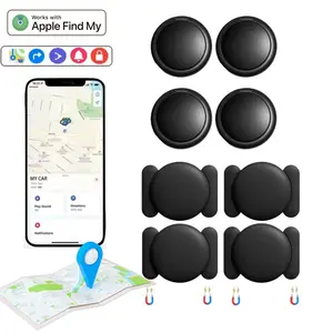4 pack Smart iOS GPS Tracker Tag Suitable For Apple iOS Airtag Anti Loss Locator Car Key Bicycles Elderly People Pets Anti Loss Tracker