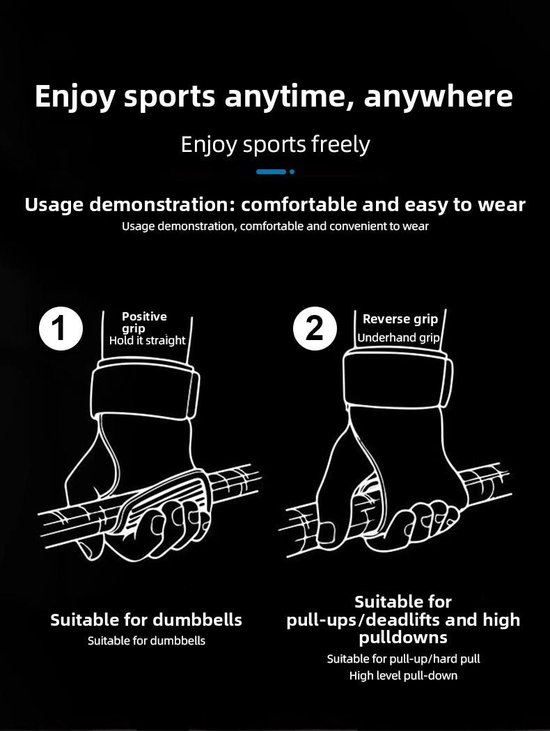 Cowhide power belt deadlift pull-up palm guard fitness horizontal bar anti-skid equipment sports wrist guard men