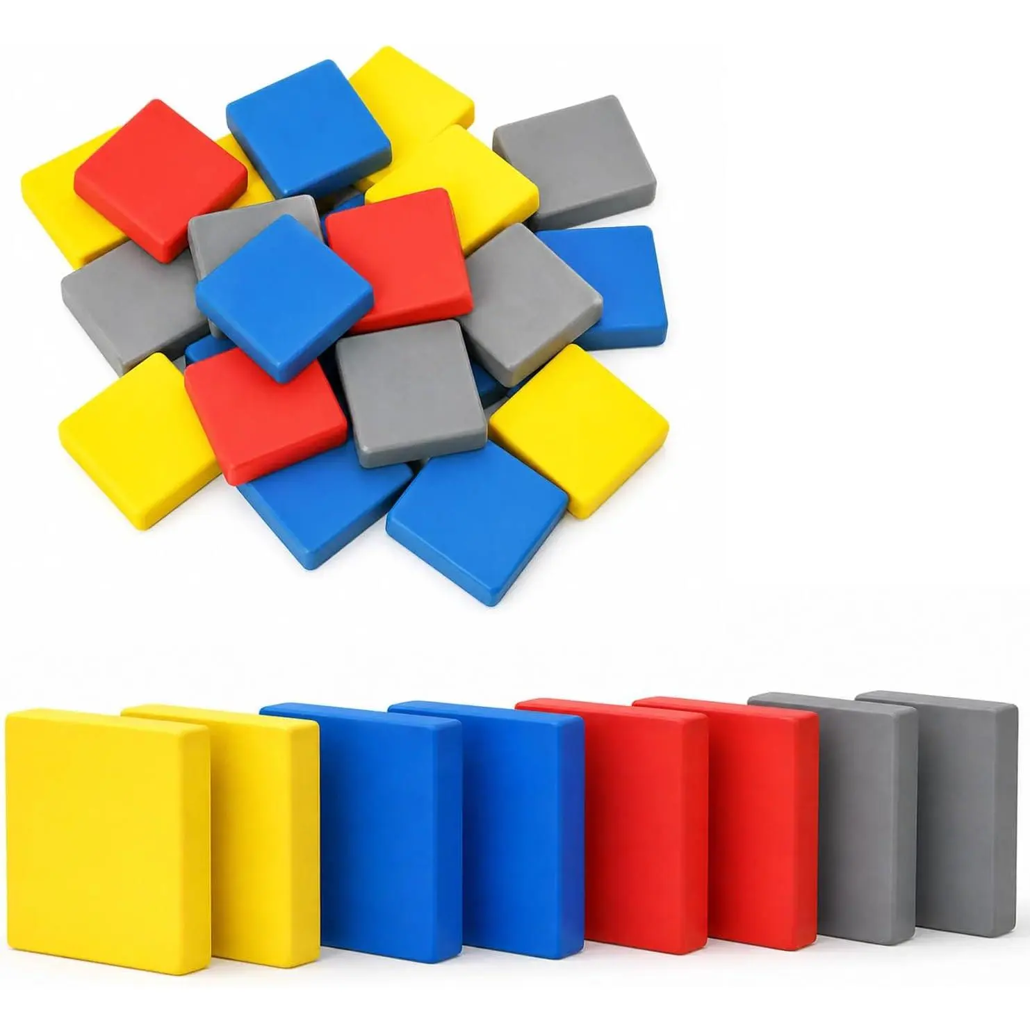 24 Pack Kneaded Erasers,  Colors, for Artists,Drawing,School Supplies,Sketching Supplies and Office (Blue/Red/Yellow/Grey)