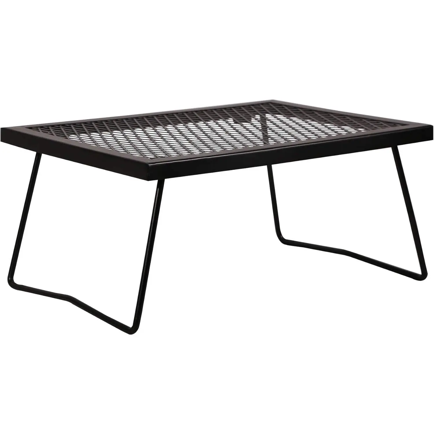 Folding Campfire Grill Heavy Duty Steel Grate, Portable Camp Fire Cooking Racks  Over Fire Pit