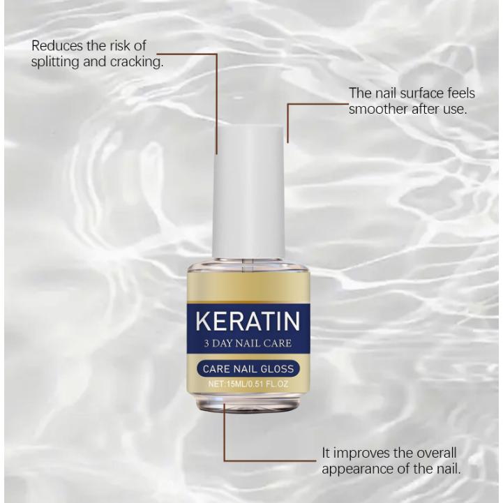Nail Care Serum Keratin Amino Acids Strengthener Repair Brittle Weak Nails Long Lasting Growth Treatment