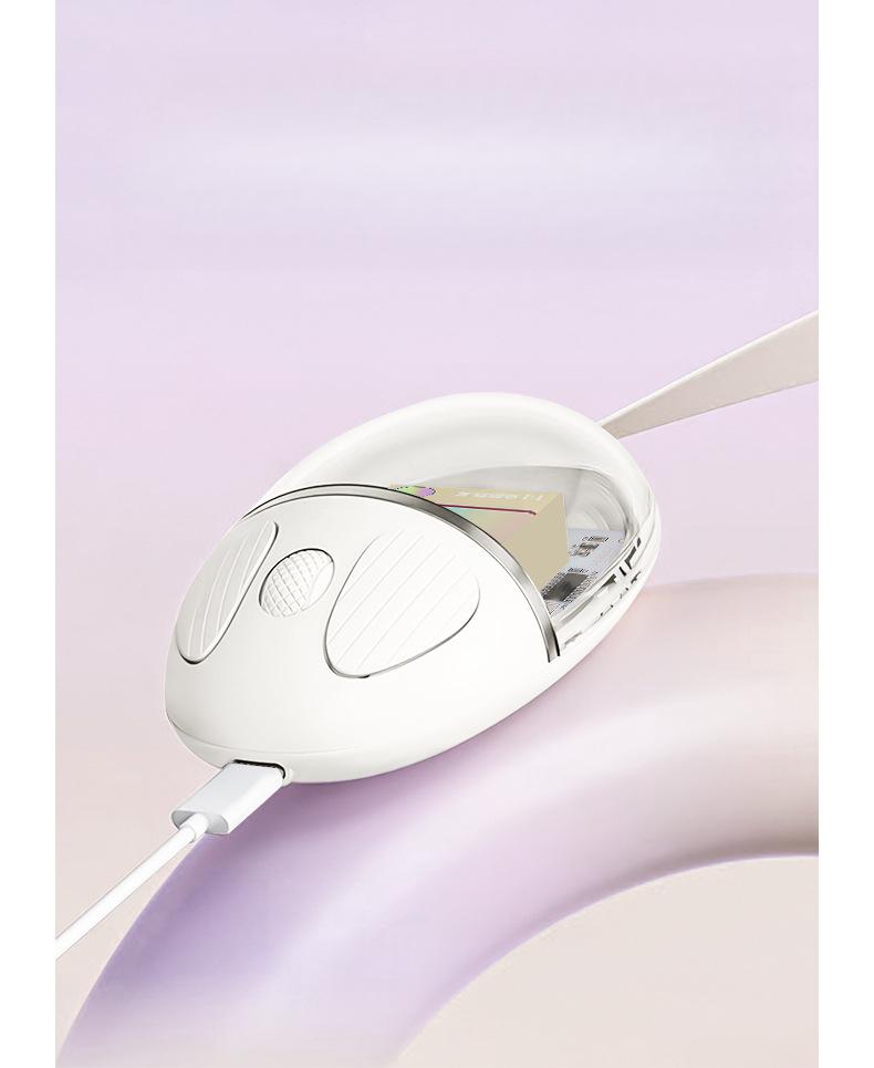 Bluetooth Wireless Transparent Optical Mouse – Silent Mouse for iPad, Laptop, and PC Office Use