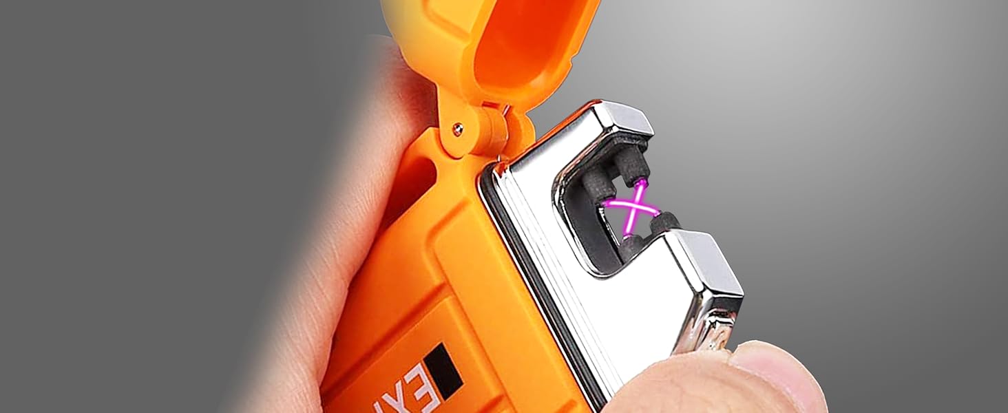 2 Pack Waterproof Lighter Outdoor Windproof Torch Lighters Dual Arc Butane Electric Lighters USB Rechargeable Lighters Flameless Plasma Lighter Camping Hiking Adventure Survival Tactical Gear 2 Pack Waterproof Lighter Outdoor Windproof Torch Lighters Dual Arc Butane Electric Lighters USB Rechargeable Lighters Flameless Plasma Lighter Camping Hiking Adventure Survival Tactical Gear