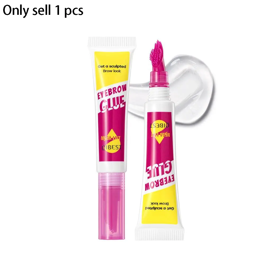 3D Eyebrow Gel, Long-Lasting Waterproof Quick-Dry Brow Shape, Natural Wild Look, Suitable for All Skin Types, Includes Brush Applicator, Eyebrow Makeup, Eyebrow Styling Gel