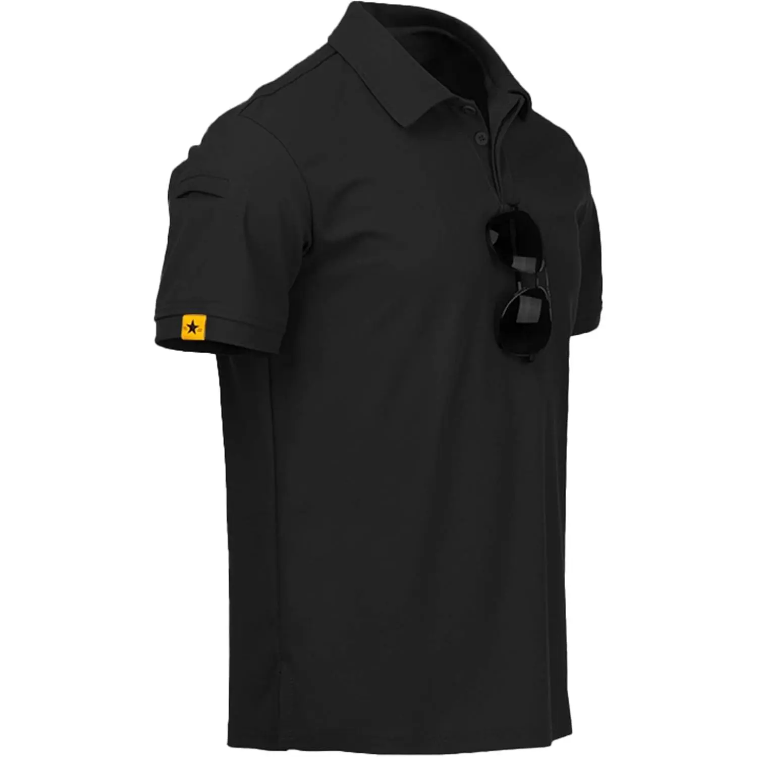 Mens Short Sleeve Sports Tactical Polo Shirt Athletic Golf Polo Daily Casual Stylish Collared Shirt for MenGift