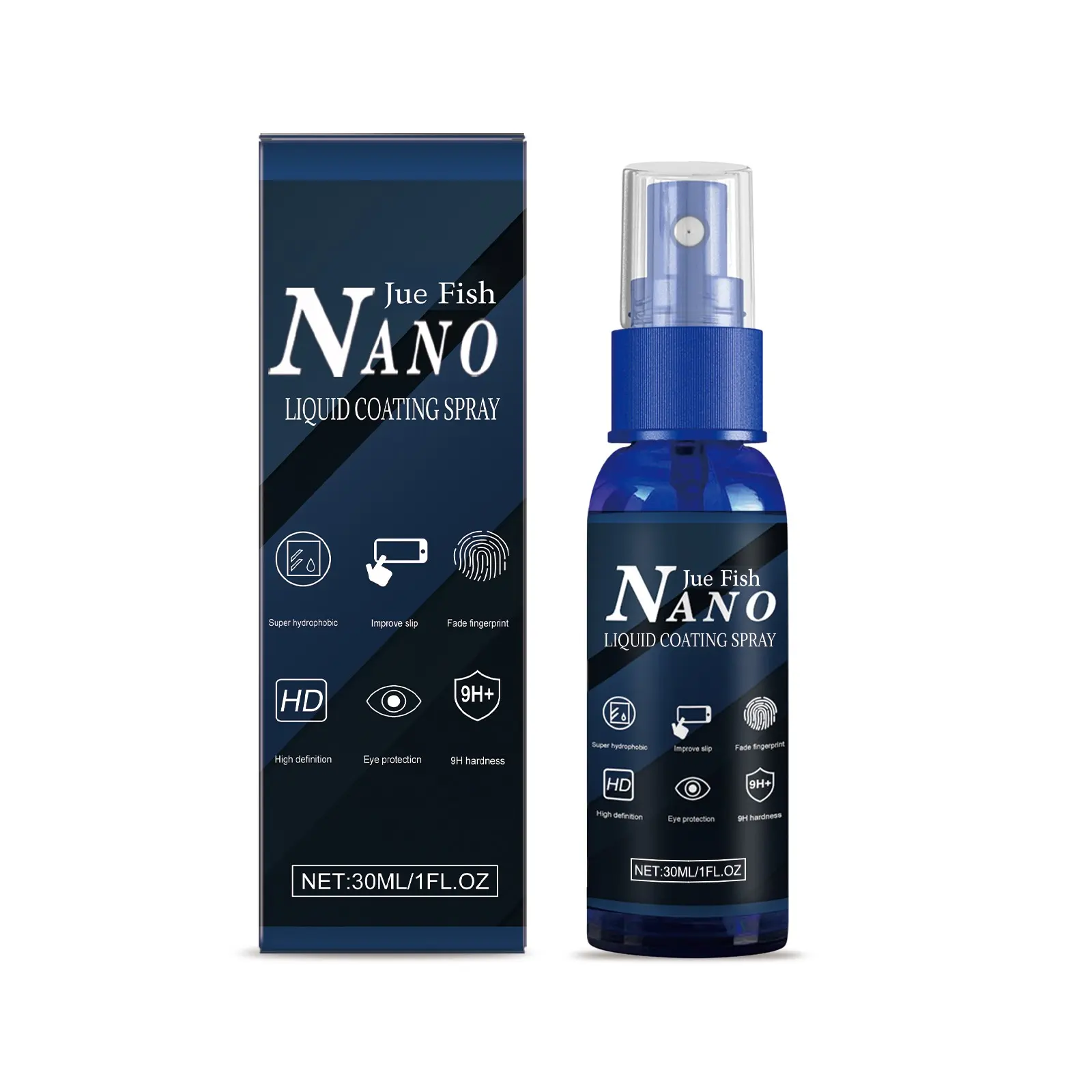 Phone Screen Protector Spray, Liquid Waterproof Coating, Oil Repellent Layer, Mobile Glass Film, Anti-Scratch & Easy Application