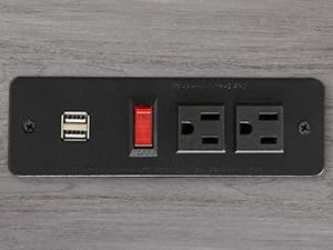 Sikaic LED Tall Nightstand with Bookshelf Charging Station Grey Modern Side Table Bedside Cabinet RGB LED Lights 2 USB Ports & 2 Power Outlets for Bedrooms and Living Rooms