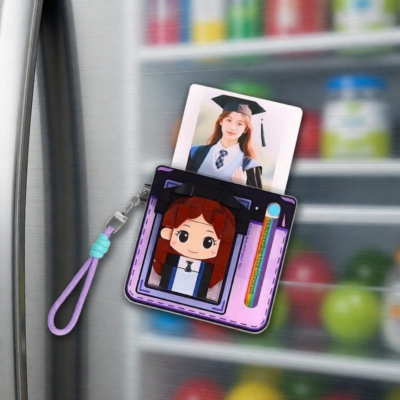 Unique Personalized Fridge Magnets With Your Photo Custom Family Gift Couple Portrait Magnet Pet Memorial Gift Customized Home Decor