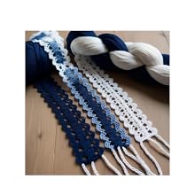 3 Ply 100% Mulberry Silk Lace Weight Yarn| Perfect for & Crocheting and Weaving| Quality Silk Yarn for Luxurious Creating Projects.(50 Grams – 260 Yards, Sacred White)