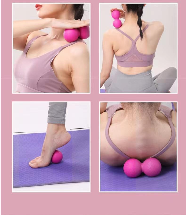 Hockey rehabilitation ball fascia ball massage ball peanut ball massage ball yoga ball portable fascia ball yoga supplies