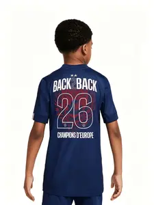 Sports Set, Boys Girls Breathable Psg Fan Gear, Football Clothes, Training, Casual Short Sleeve Shorts Set