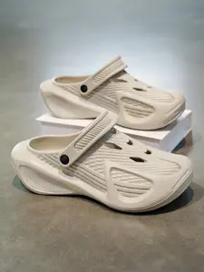 1 Pair Barefoot Cut-Out Splicing Garden Clogs Anti-Slip Outsole Men Field Work/Home Daily Commute - EVA, Breathable Lightweight Durable Cozy