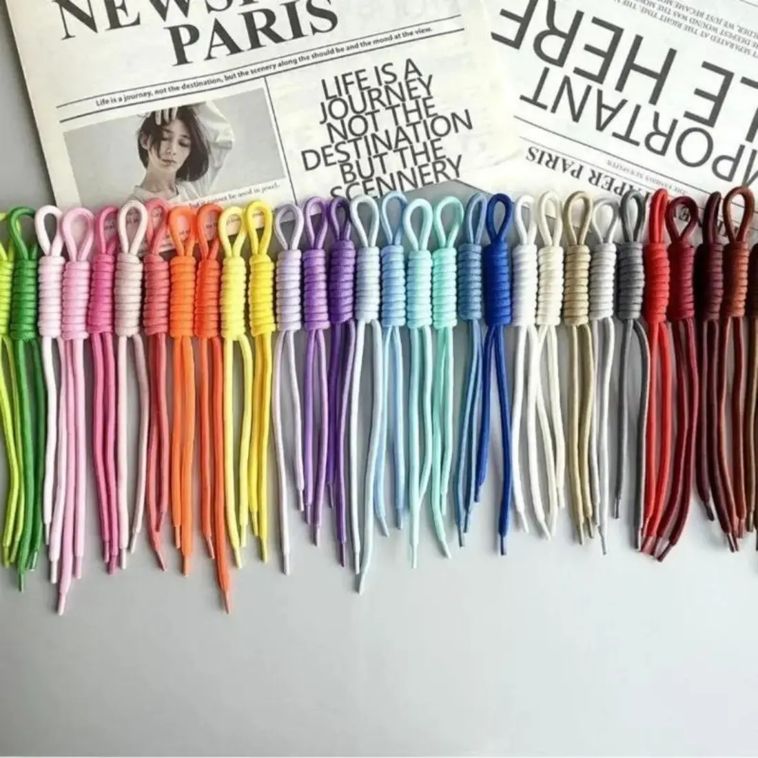 Colorful Paracord Wrist Strap, Trendy Hand Braided Macrame Knot Lanyard, DIY Woven Wrist Loop with Caterpillar Design, Lightweight Outdoor EDC Accessory Compatible with Keys, Bags and Everyday Carry Gear