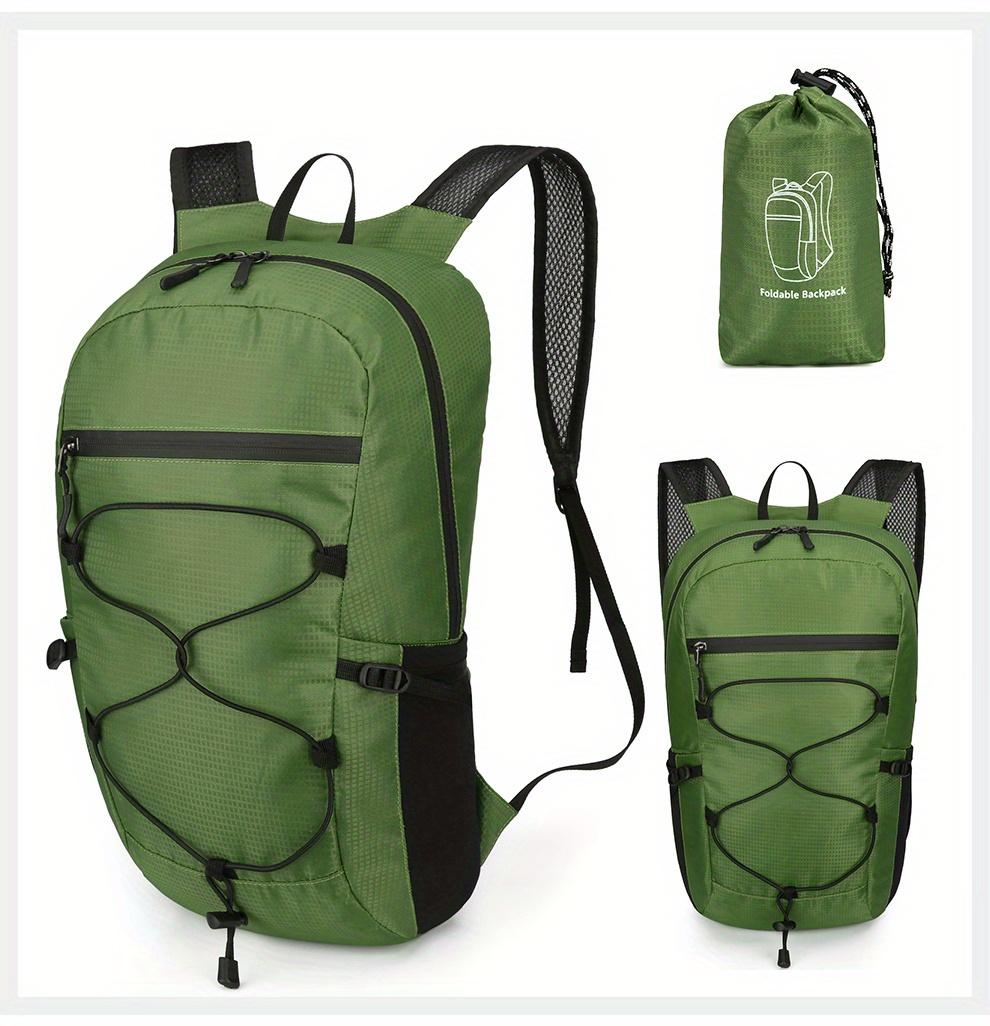 Ultra-Lightweight Foldable Backpack, Compact And Portable Outdoor Sports Backpack, Suitable for Hiking, Cycling, Travel, Business Trips, Commuting, And Fitness, Featuring Shock-Absorbing Breathable Shoulder Straps And Quick Folding for Easy