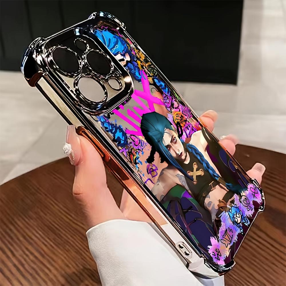 Cool girl J-Jinx Phone Case Suitable for iPhone 17 16 15 14 13 12 11 Mini Pro Max Air Plus Samsung Galaxy S26 S25 S24 S23 S22 Anti Fall Transparent Soft Back Cover