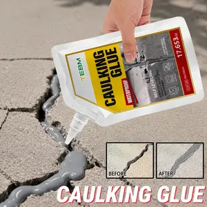 Fast-Drying Concrete Crack Repair Kit, Self-Leveling Rapid Fill, Waterproof, Heat-Resistant, for Walls, Floors, Tiles, 200ML/500ML Epoxy Resin, Wall Repair Paste