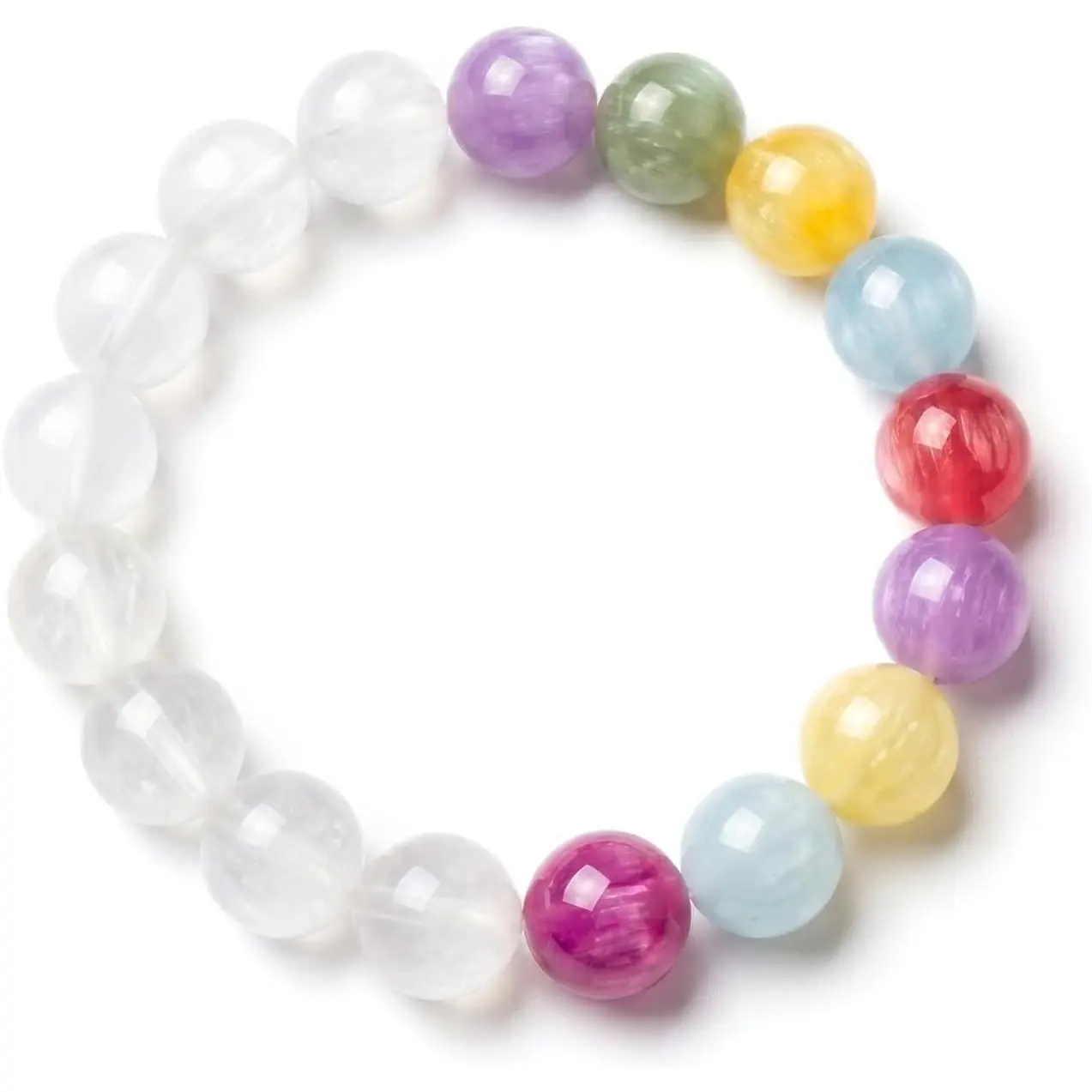 Summer Dopamine Necklace UV Reactive Colorful Rainbow Beaded Necklace Dopamine  Set Color Changing Mood Necklaces Bracelet Earrings Summer Beach   for Women
