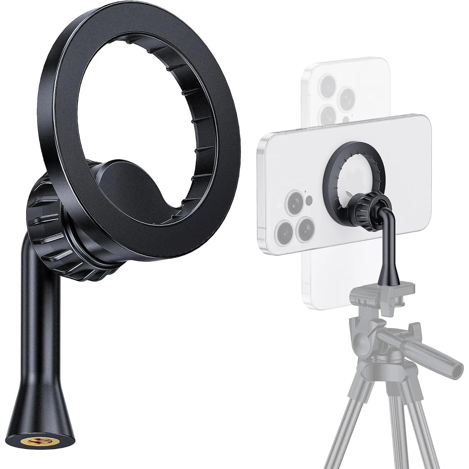 Tripod Holder Mount for MagSafe,  Tripod Mount |  Phone Tripod Holder Adapter with 1/4" Screw Hole for  17/16/15/14/13/12 Series