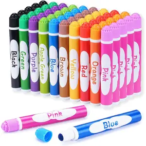 50 Pack Dot Markers, 10 Assorted Colors, Washable Dot Paint Markers for Toddlers Kids Preschool, Bingo Daubers Supplies for Class Valentine Gift Art Partyfidget toys