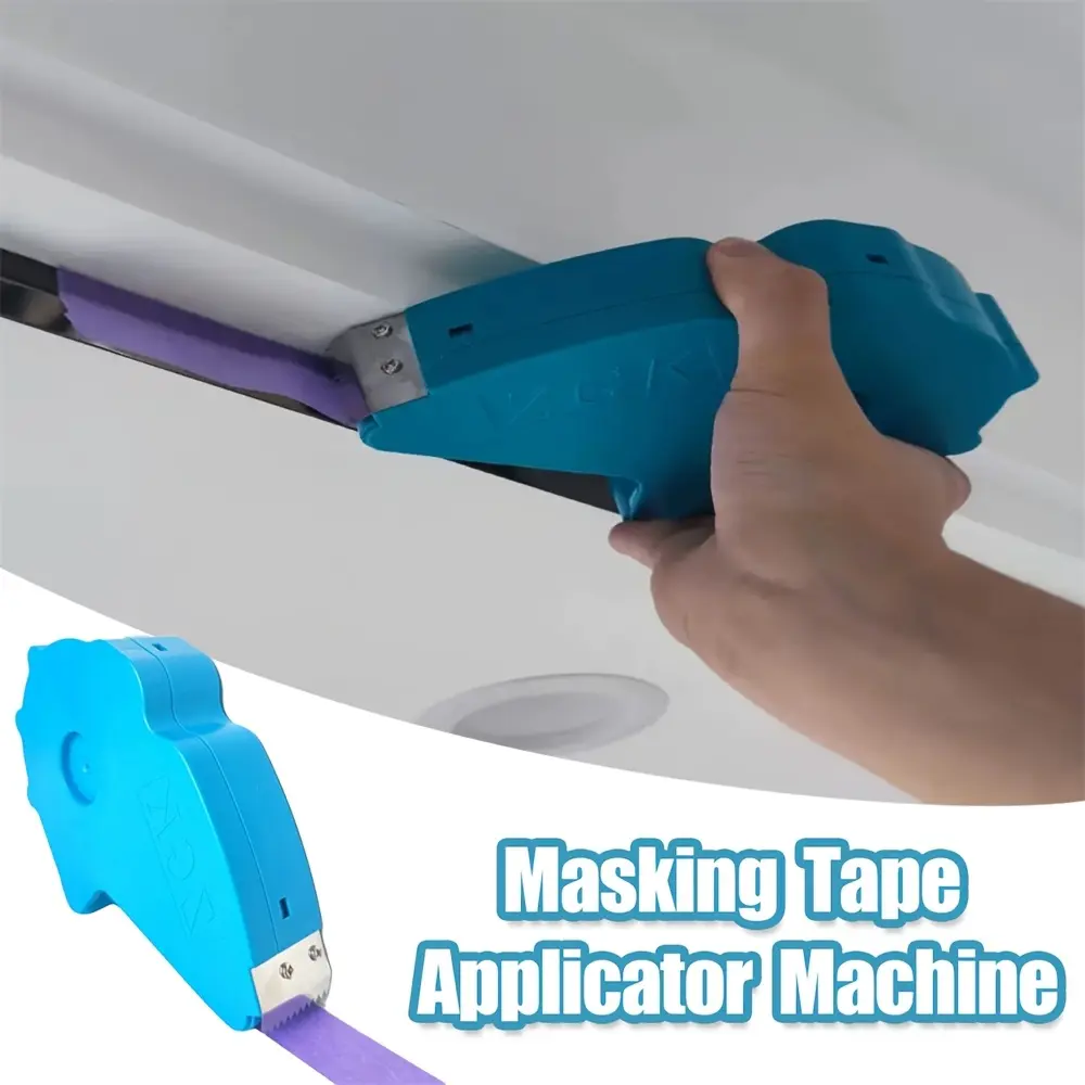 Masking Tape Applicator Machine, Professional Painter Masking Tape Dispenser, Durable ABS Handheld Tape Applicator for Home and Industrial Use
