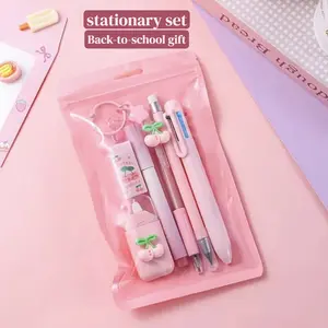[Back-To-School Gift] New 7-In-1 Stationery Set with Highlighter And eraser Etc，Functional Supplies Kit Office Desk Set, HomeOffice, Work Supplies Back-To-School Gift