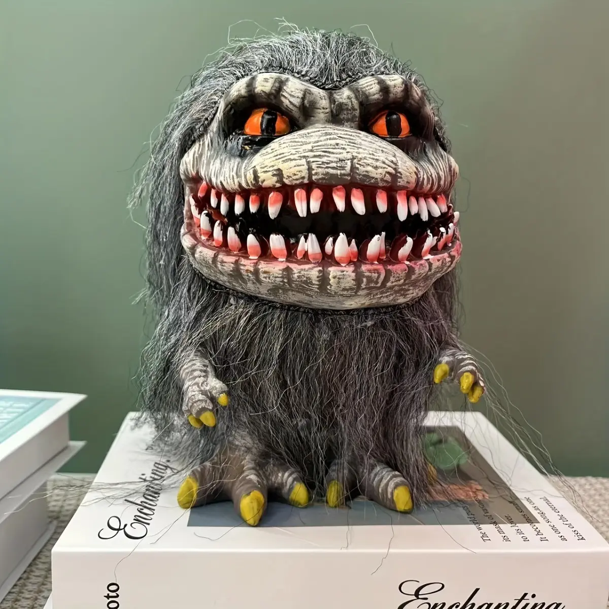Gothic Alien Monster Elf Doll - Quirky Fantasy Stuffed Creature Figure for Home Decor - Ideal Spooky Decorative Home Ornament for Outside Patio, Bar and Office Shelf - Perfect Unique Holiday Gift - Decoration Figure