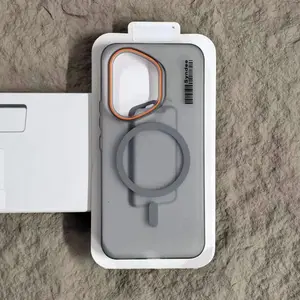 Ultra Thin Half Clear Barcode For Magsafe Magnetic Matte Case For Huawei Honor 400 300 Ultra Magic 7 6 Pro Lite Hard PC Cover