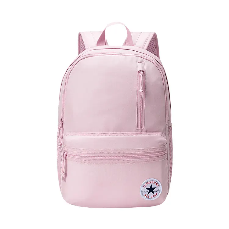 Converse 17L Classic Logo Polyester Backpack for Men and Women – Casual, Stylish, Blush Pink
