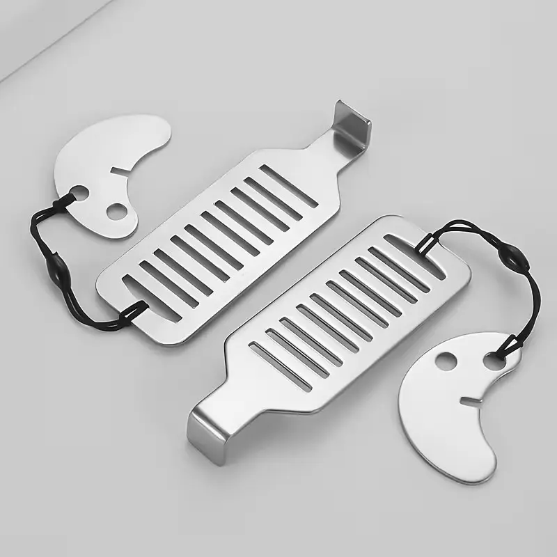 Two-Piece Travel Portable Door Lock with Carry Bag, Upgrade Version Hotel Apartment Security Device, Compact and Convenient, Adjustable Screws Included