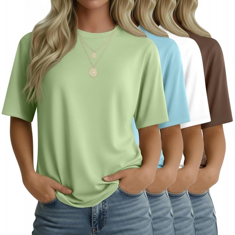 100% cotton,Women's Half Sleeve T Shirts,Short Sleeve Basic Crew Neck Tops,Elbow Length Casual Loose Fit Summer Tees, comfortable, oversized 100% cotton,Women's Half Sleeve T Shirts,Short Sleeve Basic Crew Neck Tops,Elbow Length Casual Loose Fit Summer Tees, comfortable, oversized
