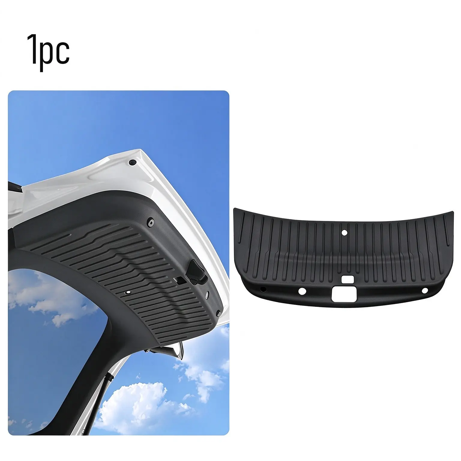 Tailgate Scratch Protection for Tesla Model Y, Full Coverage Tpe Tailgate Protector, Durable and Wear-Resistant Automotive Car Interior Accessory