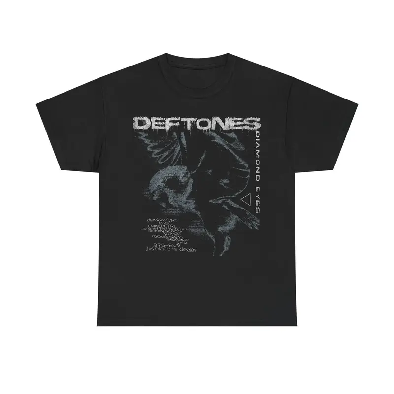Deftones Diamond Unisex T-Shirt Alternative Metal Graphic, Vintage Y2K, 2000s Tee Casual Aesthetic