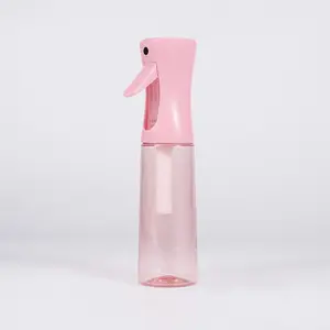 300ml High Pressure Continuous Automatic Fine Mist Spray Bottle Hair Styling Tool Essential for Salon Beauty Travel Makeup Perfume Refillable Fine Even Mist Continuous Spray Effortless Pump Refillable Design