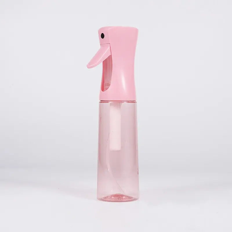 300ml High Pressure Continuous Automatic Fine Mist Spray Bottle Hair Styling Tool Essential for Salon Beauty Travel Makeup Perfume Refillable Fine Even Mist Continuous Spray Effortless Pump Refillable Design