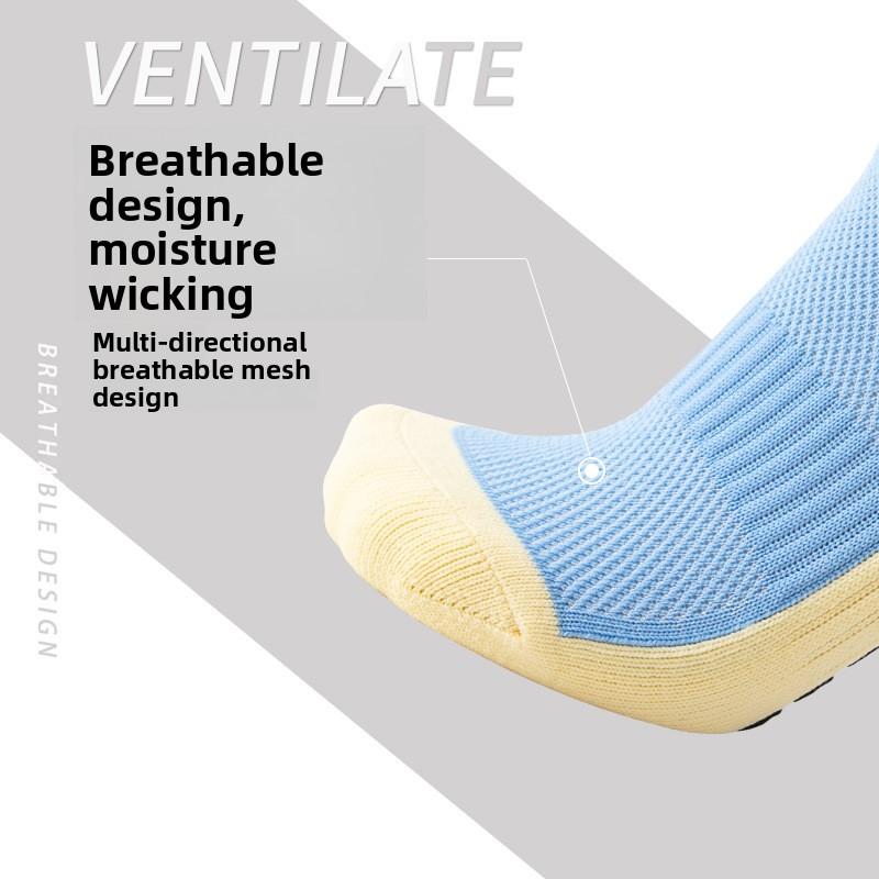 Best-selling thickened towel-soled sweat-absorbing, odor-resistant, anti-slip football sports socks and yoga socks