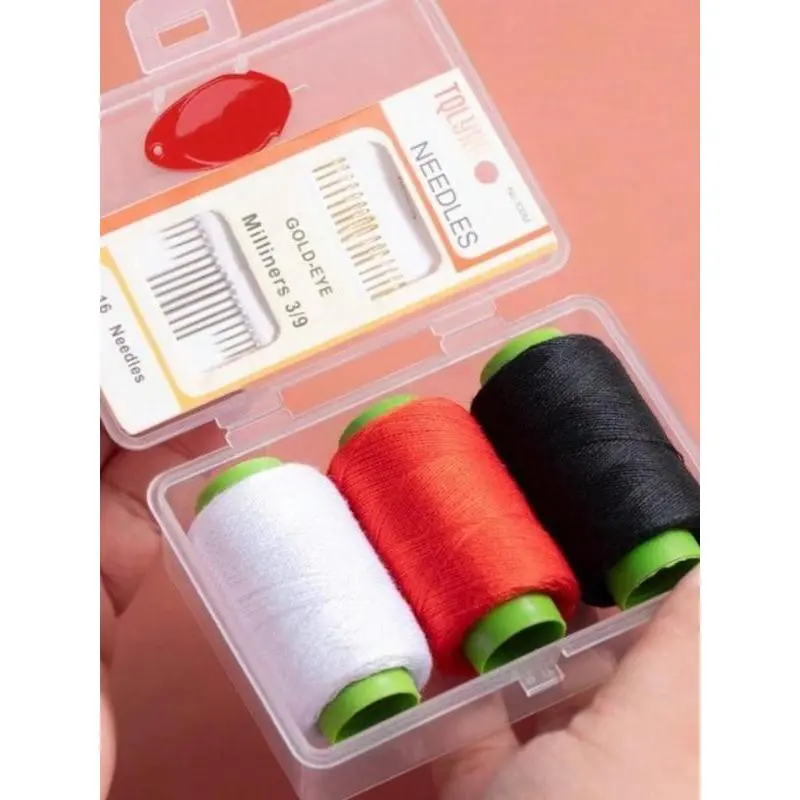 Home Sewing Needle Thread Box Set, Sewing Threads, Patch Needles, Repair Threads, Handmade Sewing Threads, Sewing Tools