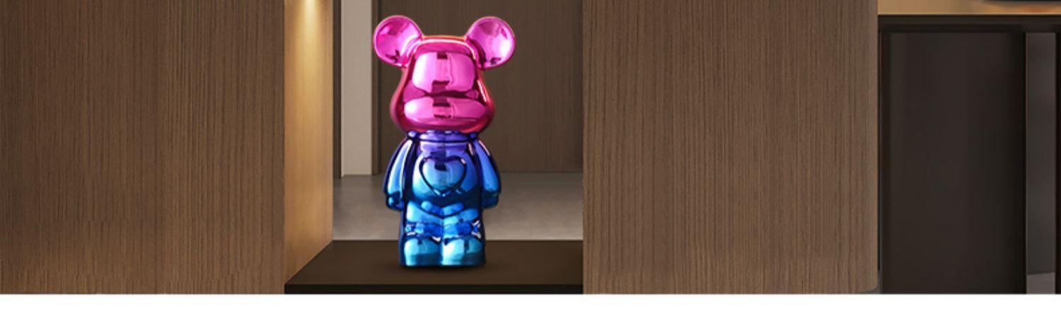Violent Bear Living Room TV Cabinet Light Luxury High end Ceramic Wine Cabinet Decoration Decoration Home Furnishings