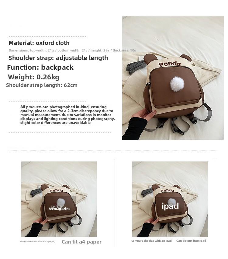 Kindergarten Color-Block Canvas Backpack 2026 Back-to-School Season Children's Fashion Backpack Baby Anti-Lost School Bag