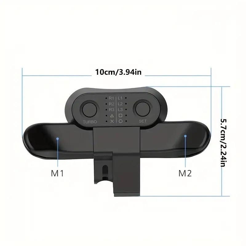 PS4 Back Paddles, Programmable Remap & Turbo Function — For Competitive Play