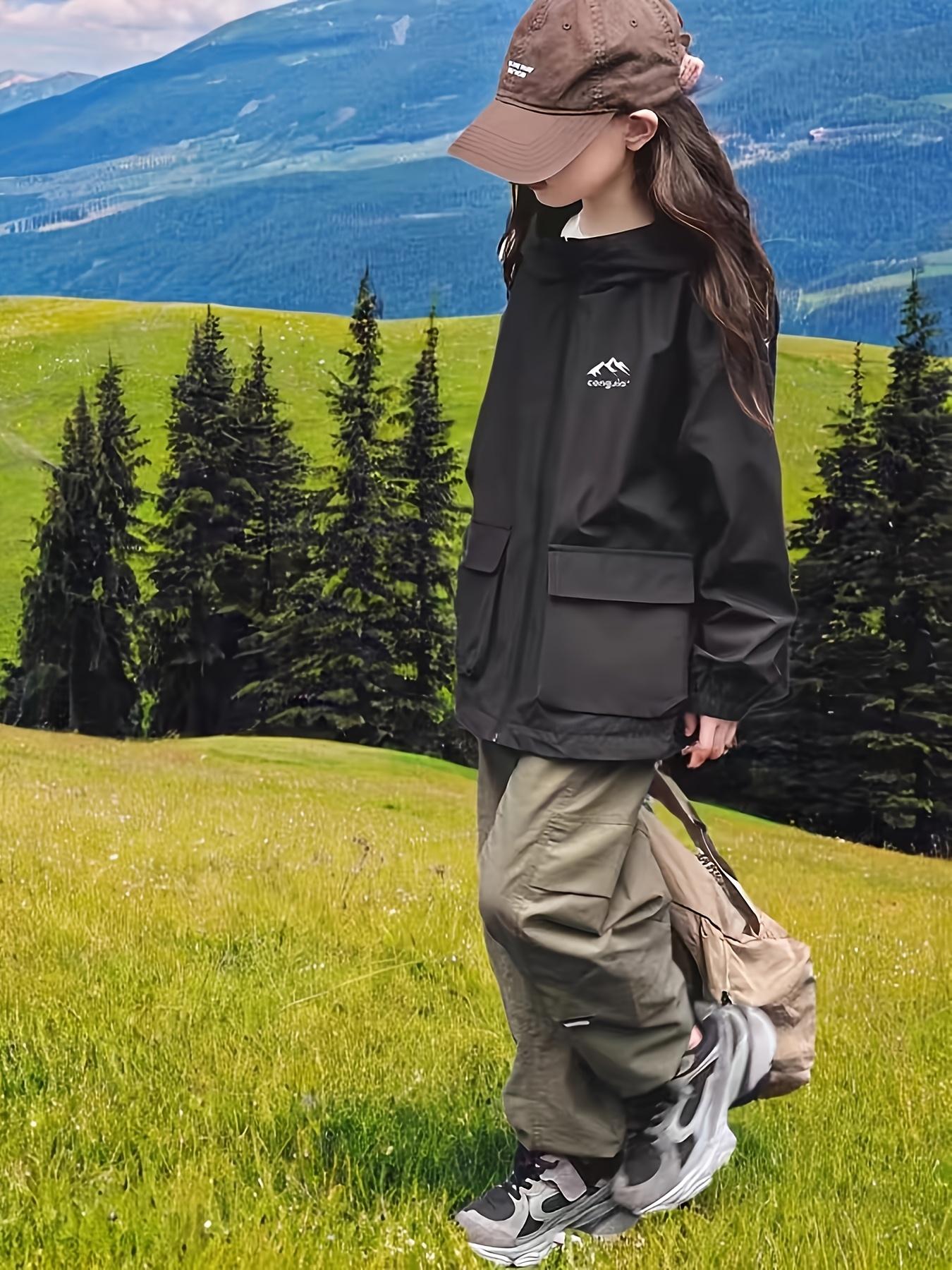 NewNew Autumn Jacket for Girls, Children's Three-Proof Windbreaker Jacket, Outdoor Windproof Autumn/Winter Jacket for Boys and Girls, Toddlers, and Children