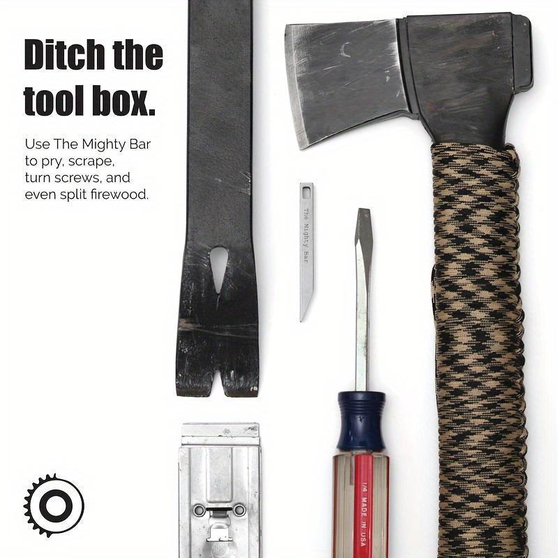 Heavy Duty EDC Keychain Pry Bar, Keychain Pry Bar Tool, Portable Household Multifunctional Keychain Multitool, Metal Multifunctional Tool, Small Stainless Steel Keychain Accessories