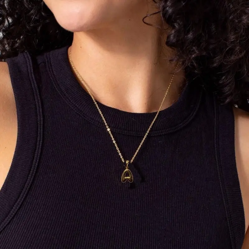 Bubble Letter Necklace