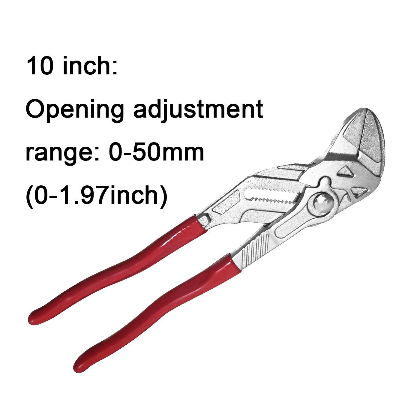 Chrome Pump Pliers, Multifunctional Portable Opening Adjustable Pliers Wrench, Quick Water Pump Pliers, Professional Bicycle Repair Tool, Heavy Duty Hardware Chrome Pump Pliers, Multifunctional Portable Opening Adjustable Pliers Wrench, Quick Water Pump Pliers, Professional Bicycle Repair Tool, Heavy Duty Hardware