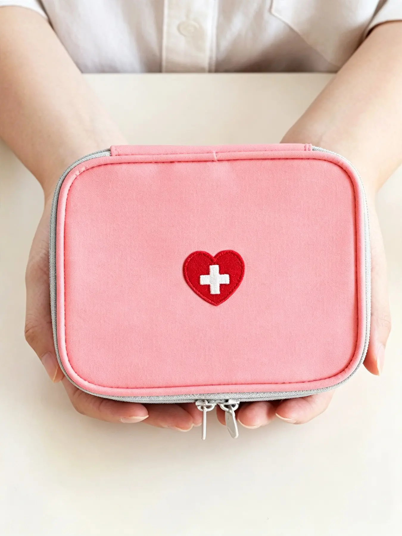 Compact Lightweight Zipper Medical Supplies Storage Bag, Waterproof Portable, /, Ideal for Camping, Travel, School, Daily Use, Gift Idea
