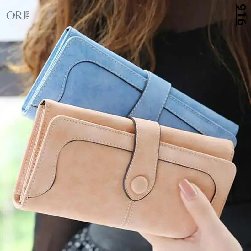 Women's Vintage Frosted Long Wallets - Dual Zipper Buckle Clutch Purse, Multi-Card Holder, Spacious Portable Fashion Accessory for Daily Shopping & Travel, Thoughtful Gift for Mom,cosplay,,jean,chain,,tote,bag,,Touch,Screen,Fleece ,Touchsc,large,capacity,