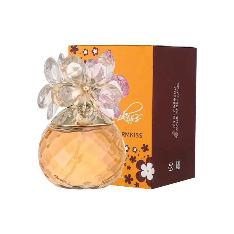 1pc Women's Perfume, Flower Design Long Lasting Fragrance, Natural Flower & Fruit Scented, Elegant Fragrance for Daily Use